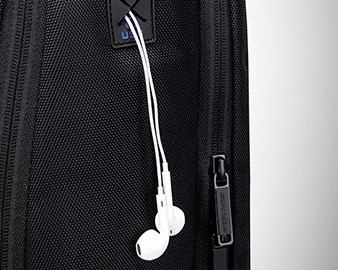 Рюкзак Arctic Hunter B00498 для ноутбука 16,4, двухкамерный, нейлон темно-синего цвета