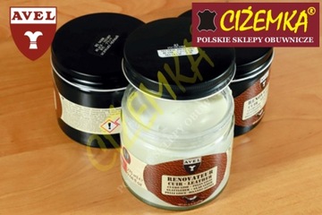 AVEL RENOWATOR krem do skór mebli CZARNY 01 słoik 275 ml