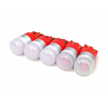 żarówka LED T10 12V CANBUS 190lm Czerwony