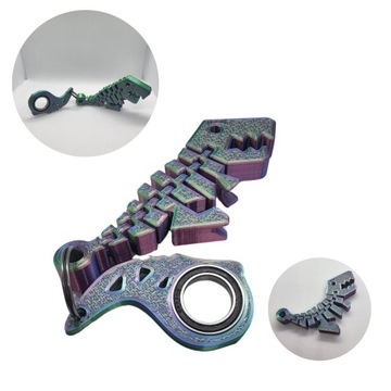 KEYRAMBIT KEYSPINNER +DINO TIKTOK DRUK 3D ZESTAW Z ŁOŻYSKIEM BRELOK PREZENT