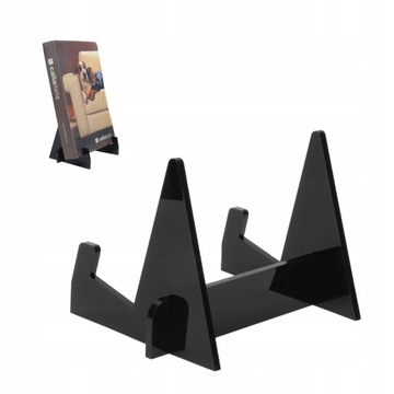 STOJAK PODSTAWKA NA KSIĄŻKĘ PODPÓRKA POD TABLET AKRYL CZARNA