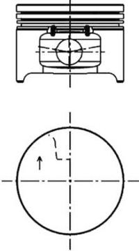 KOLBENSCHMIDT 40277610 PÍST