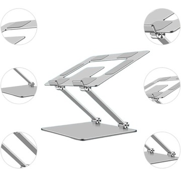 Стабильная подставка-держатель Регулируемая алюминиевая подставка для ноутбука Macbook 17