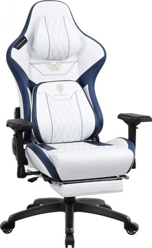 Dowinx Fotel dla gracza ergonomiczny z poduszkę masującą część lędźwiową