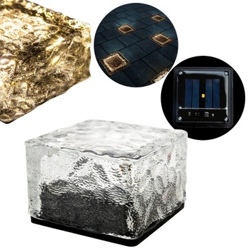Lampa Solarna Najazdowa Gruntowa Kostka Brukowa Lampka Chodnikowa 7x7