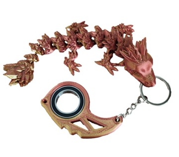 Keyspinner Keyrambit+SMOK CRYSTAL BABY DRAGON TikTok - GOLD