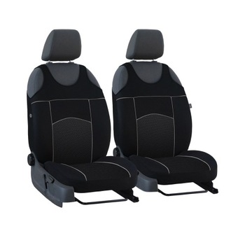 Pokrowce koszulki przód 1+1 Tuning 1 czarne do Toyota Auris I