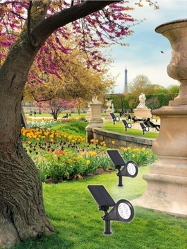 Солнечный наземный солнечный светильник на шпиле