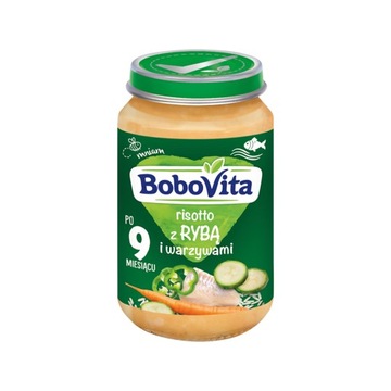 BoboVita Risotto z rybą i warzywami 190g