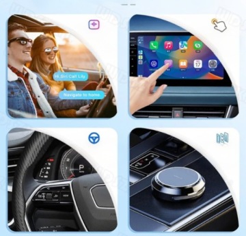 БЕСПРОВОДНОЙ МИНИ USB / USB-C АДАПТЕР ДЛЯ CARPLAY ANDROID AUTO IPHONE IOS