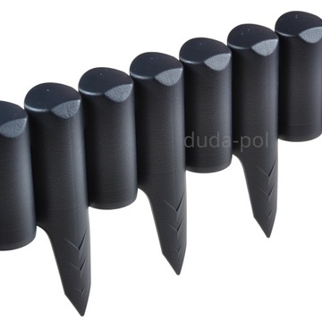 ВЫСОКИЙ САДОВЫЙ ПАЛИСАД ОКРУЖАЙ ГАЗОНА БОРДЕР 2,5М - ЧЕРНЫЙ