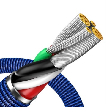 Кабель Baseus USB Lightning Cable 2,4А, 1,2м, синий.