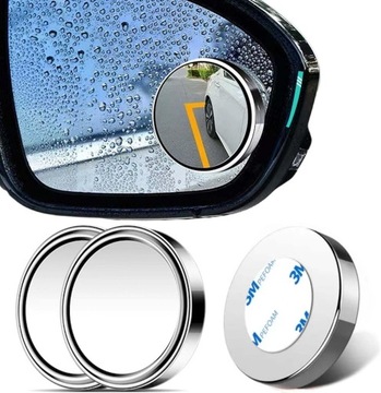 LUSTERKO MARTWEGO POLA 2x LUSTERKA WSTECZKA 360° REGULOWANE DO SAMOCHODU