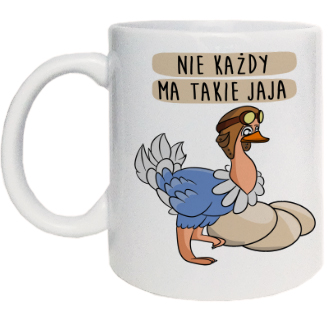 Zabawny kubek zwierzęta struś upominek prezent