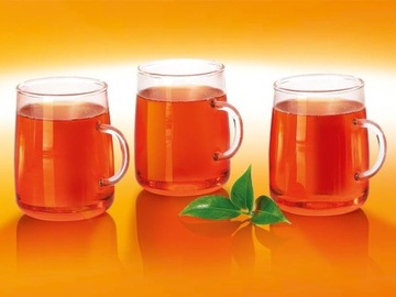 Термостойкие стаканы Termisil для чая и кофе, 250 мл, набор из 6 шт.