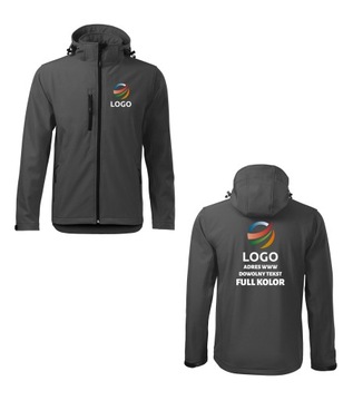 Kurtka Softshell roboczy z własnym nadrukiem kolor
