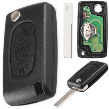KLUCZYK Z ELEKTRONIKĄ DO PEUGEOT 307 308 407 607 CITROEN C2C3C4 C5 BH6HU83