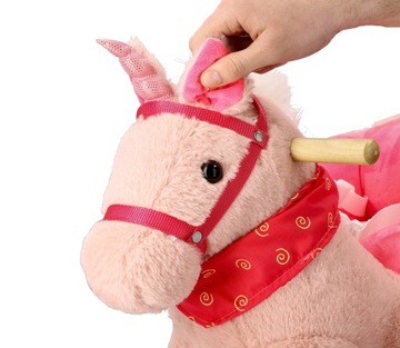 ИГРУШКИ ДЛЯ ДЕТЕЙ плюшевый единорог-качалка