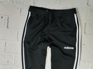 ADIDAS Dresy Męskie Spodnie Dresowe Slim Czarne XS