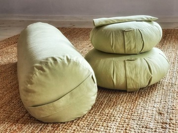Wałek Bolster L do Jogi Zdrowy Kręgosłup 60x23 cm