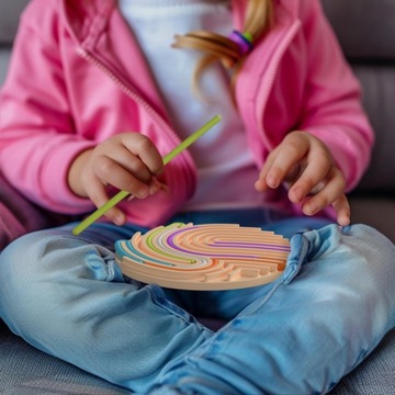 Доска сенсорной активности, координация, доска для бесшумных непосед, дети заняты, оранжевый