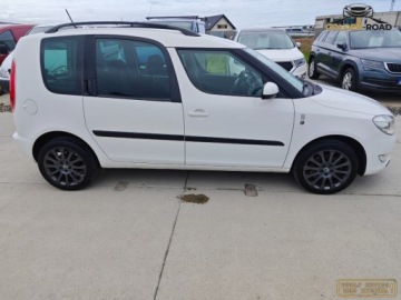 Skoda Roomster Mikrovan Facelifting 1.2 TSI 105KM 2012 Skoda Roomster 1,2 tsi DSG klimatronik alu pdc grzeane fotele zarejestrowa, zdjęcie 4