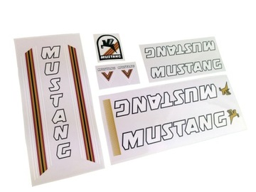 Naklejka Romet MUSTANG , naklejki na rower ROMET