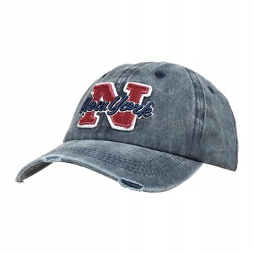 Czapka z daszkiem baseballówka vintage uniwersalna