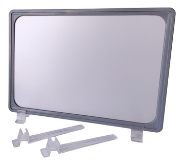 Пластиковая рамка А4 на ножках с защитной пленкой.