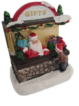 WIOSKA SCENKA ŚWIĄTECZNA MAGIC LED TOYS GIFTS SHOP