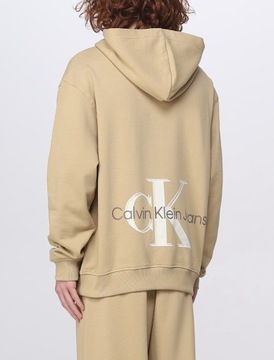 Bluza kangurka z logo Calvin Klein Jeans 3XL