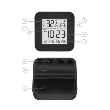 TUYA WIFI ИК-ДИСТАНЦИОННЫЙ ДАТЧИК ТЕМПЕРАТУРЫ И ВЛАЖНОСТИ