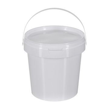 WIADRO WIADERKO PLASTIKOWE 1L KOMPL. 100 SZT ATEST