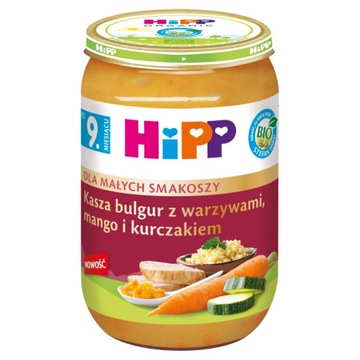 HIPP Bulgur z warzywami mango i kurczakiem 220g