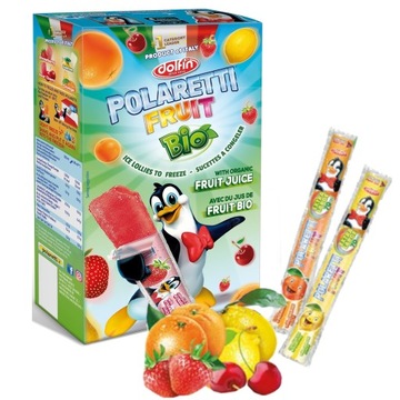 POLARETTI FRUIT LODY OWOCOWE WODNE DO ZAMROŻENIA BIO 10 szt x 40 ml