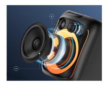 Портативная колонка с двумя караоке-микрофонами K6 Tonor