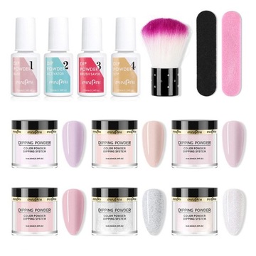 PINPAI ZESTAW DO MANICURE TYTANOWY 6PC