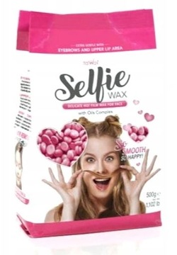 Depilacja wąsik brwi twarz WOSK TWARDY SELFIE ITAL