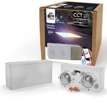 Oprawa Najazdowa Kostka LED 24V IP68 20x10 CCT