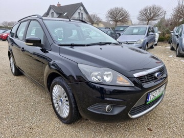 Ford Focus II Focus C-Max 1.8 i 16V 125KM 2008 Ford Focus Lift Sliczny czarny 1.8 benzyna 218 tys km bezwypadkowy z Niemi, zdjęcie 11