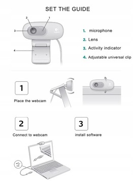 Оригинальный настольный компьютер Logitech C270 C270i
