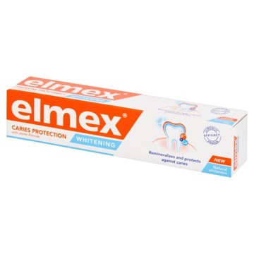 ELMEX Pasta 75ml PRZECIW PRÓCHNICY WHITENING