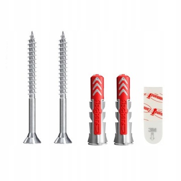 ZESTAW UCHWYTÓW NAŚCIENNYCH NA ŚCIANĘ WIESZAK NA TIE INTERCEPTOR 75382