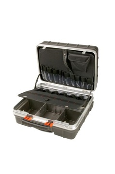 Жесткий чемодан для инструментов с резиновыми ремнями 485x406x221 мм BAHCO