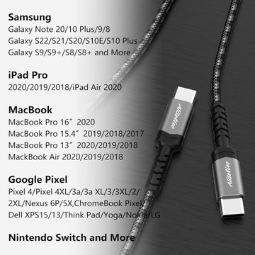 Кабель для быстрой зарядки AIBelire USB-C — USB C Type-C, 2 м, 60 Вт