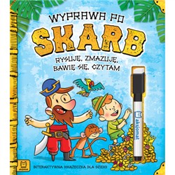 Wyprawa po skarb. Rysuję, zmazuję, bawię się...