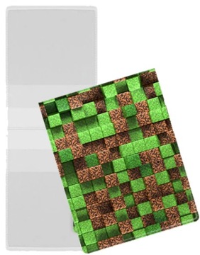 Okładka etui na legitymację dokumenty ucznia Pixels Biurfol