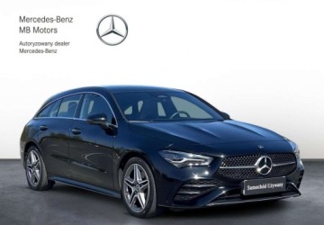 Mercedes CLA C118/X118 Shooting Brake Facelifting 1.3 200 163KM 2025 Mercedes-Benz CLA SalonPL AMG Line Panorama Tempomat LED Kamera FV VAT23, zdjęcie 6