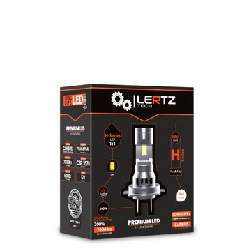 Żarówki H11 LED 2x Żarówka Canbus 1:1 MOCNE 6000K X - WHITE N GENERACJA CSP