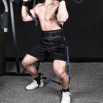 Набор боксерских эспандеров для бокса тхэквондо, улучшение веса до 150 фунтов, синий